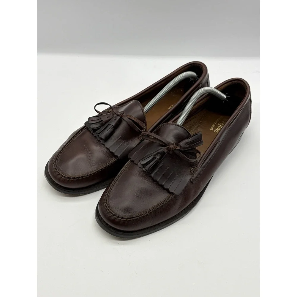 G.H. Bass Weejuns Loafers Men's Size 11.5 D Kiltie Tassel Brown Dress Shoe